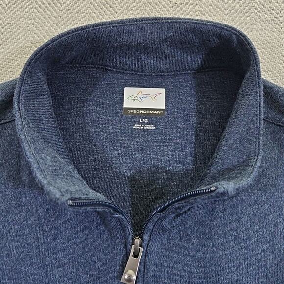 Greg Norman Full Zip Fleece Sweater Jacket Men’s Size Large 46" Chest S# 1185 - Picture 9 of 16
